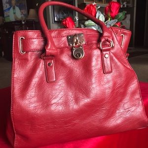 Big red purse